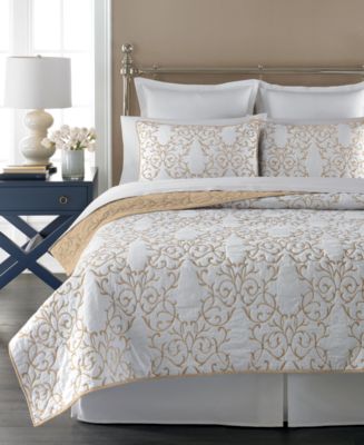 Martha Stewart Collection Chateau Latte Quilts, Only at Macy&#39;s - Quilts & Bedspreads - Bed ...