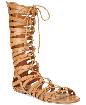 American Rag Maya Lace-Up Gladiator Sandals, Only at Macy's - Sandals ...