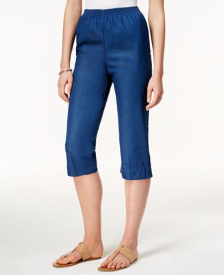 alfred dunner denim pull on pants