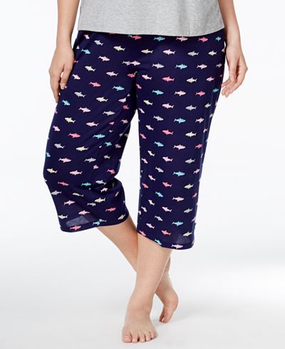 plus size capri pajama pants