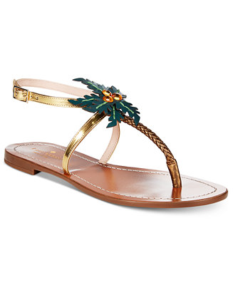 kate spade new york Solana Palm Tree Sandals - Sandals - Shoes - Macy's