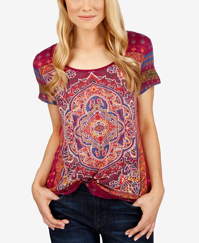 lucky brand printed shirt
