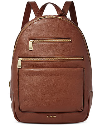 Fossil Piper Leather Backpack - Handbags & Accessories - Macy&#39;s