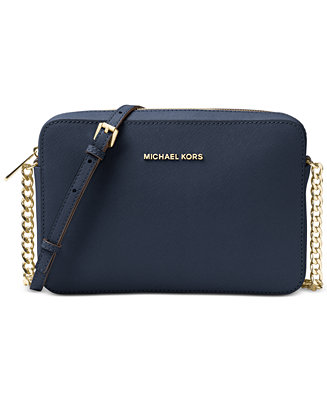 MICHAEL Michael Kors Jet Set Travel Large Crossbody - Handbags & Accessories - Macy&#39;s