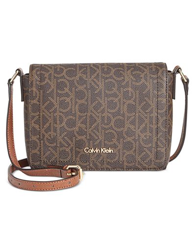 Calvin Klein Monogram Crossbody - Handbags & Accessories - Macy's