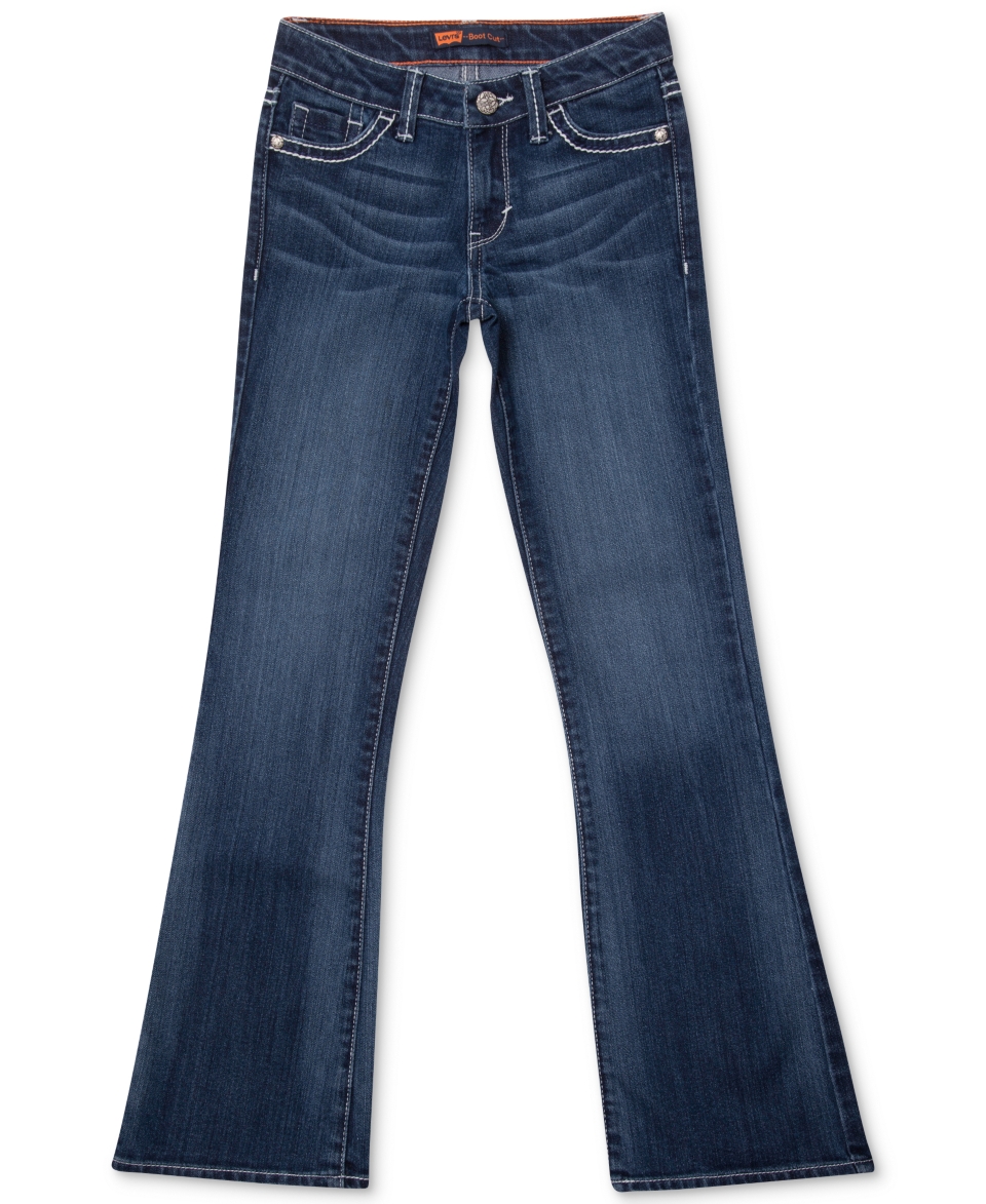 Levis® Girls 715 Plus Thick Stitch Bootcut Jean   Jeans   Kids