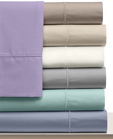 Martha Stewart Collection 300-Thread Count Cotton Sateen Sheets, Only ...
