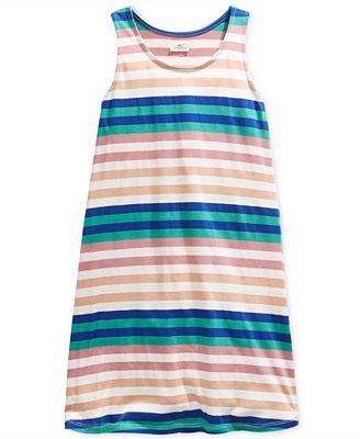 O'Neill Girls' Samantha Mixed-Stripes Tank Dress - Dresses - Kids ...