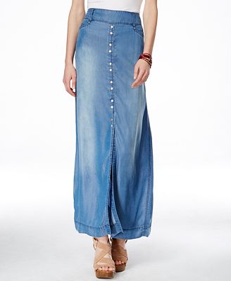 macys jeans skirts