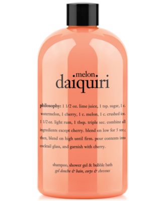 philosophy melon daquiri 3-in-1 shampoo, shower gel and bubble bath, 16 oz