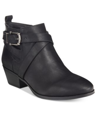 macys low heel booties