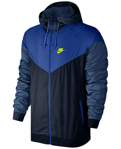 Nike Men's Windrunner Colorblocked Jacket - Hoodies & Sweatshirts - Men ...