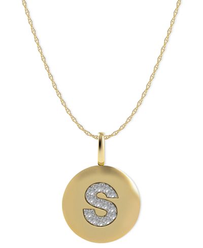 Necklace with an s on it Clearance