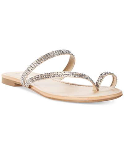 INC International Concepts Women's Mistye Thong Flat Sandals, Only at ...