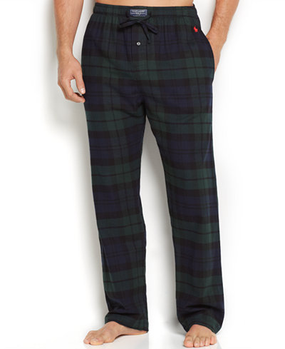 Polo Ralph Lauren Men's Plaid Flannel Pajama Pants - Men - Macy's
