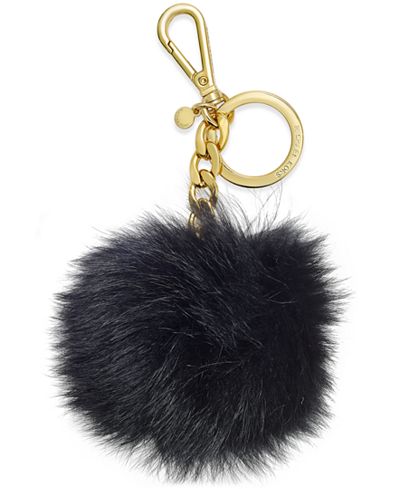 MICHAEL Michael Kors Fur Pom Pom Keychain - Handbags & Accessories - Macy's