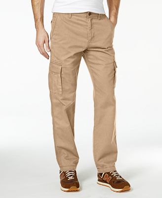 American Rag Men's Solid Cargo Pants, Only at Macy's - Men - Macy's