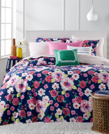 Whim by Martha Stewart Collection Fleurtatious Bedding Collection, Only ...