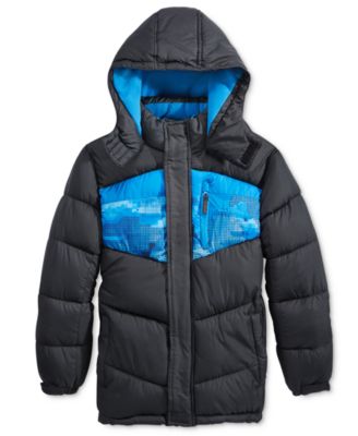CB Sports Boys' Colorblocked Puffer Jacket