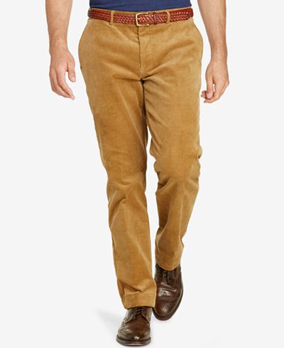 polo ralph lauren men's stretch classic fit corduroy pants