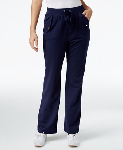 Karen Scott Pull-On Drawstring Pants, Only at Macy's - Women - Macy's