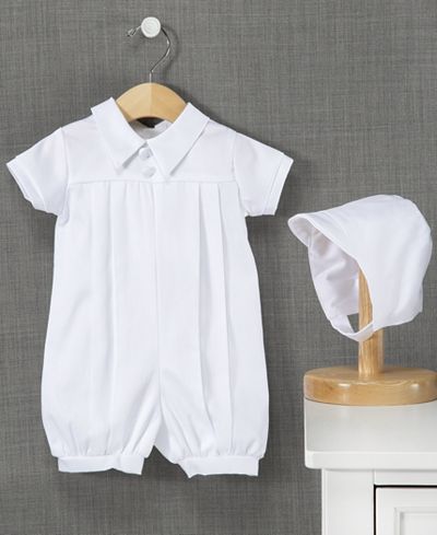 Lauren Madison Outfit Baby Boys Christening Romper All