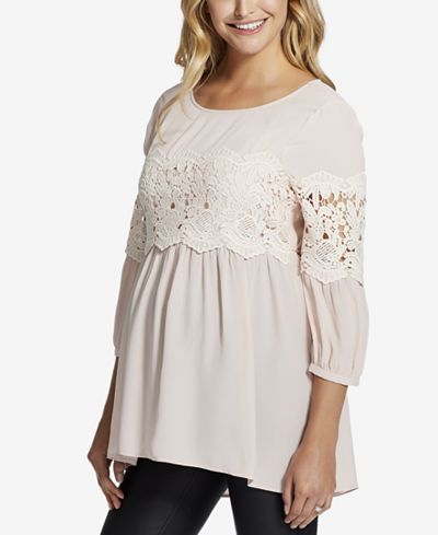 jessica simpson moya lace trim to
