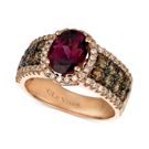 Le Vian Diamond and Garnet Stackable Rings in 14k Rose Gold - Rings ...
