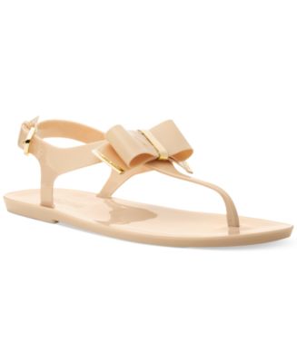 MICHAEL Michael Kors Kayden Jelly Thong Sandals - Sandals - Shoes - Macy's