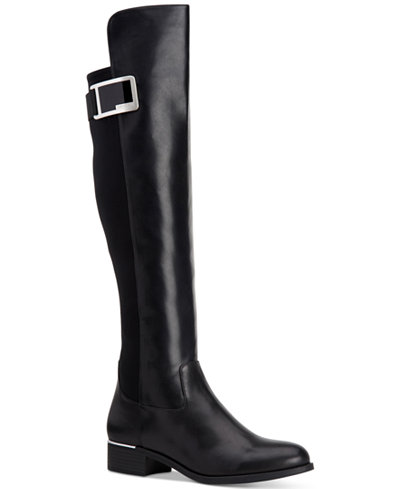 Calvin Klein Women's Cyra Over-The-Knee Boots - Boots - Shoes - Macy's