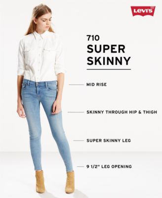 LEVI'S 710 SUPER SKINNY JEANS