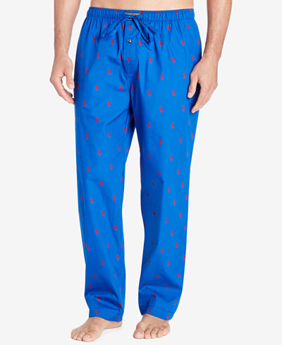 Polo Ralph Lauren Men's Woven Polo Player Pajama Pants - Pajamas ...