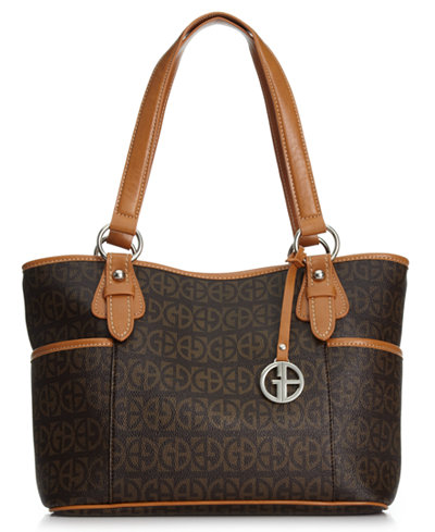 Giani Bernini Block Signature Tote - Handbags & Accessories - Macy's