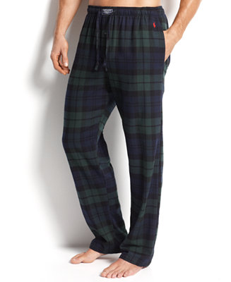 Polo Ralph Lauren Men's Sleepwear, Big and Tall Flannel Pajama Pants ...