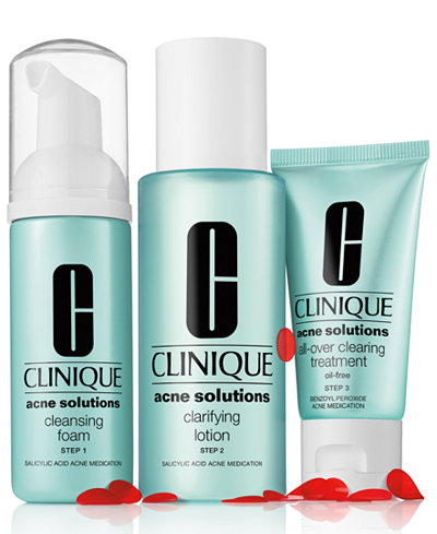 clinique acne skin solutions clear kit system starter beauty systems care