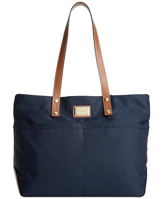 Calvin Klein Dressy Nylon Tote - Handbags & Accessories - Macy&#39;s