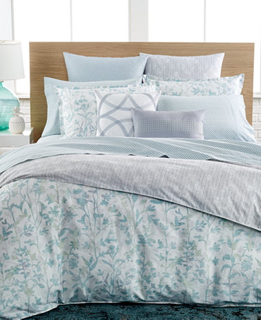CLOSEOUT! Bar III Leaflet Bedding Collection - Clearance & Closeout - Sale - Macy&#39;s