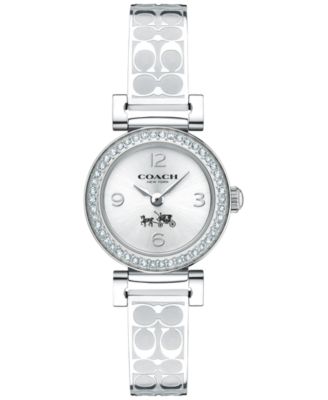 Coach signature etched bangle bracelet watch price
