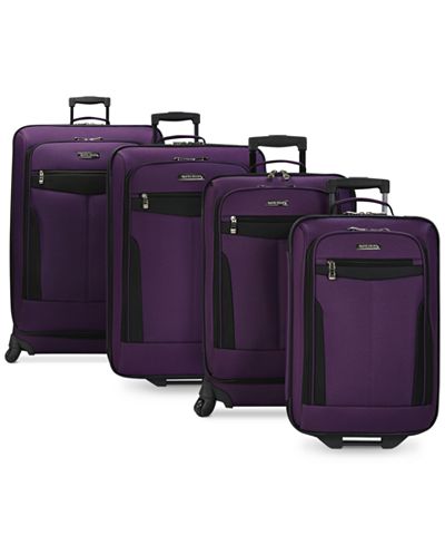 Travel Select Segovia 4 Piece Spinner Luggage Set, Only at Macy&#39;s - Luggage Sets - Luggage ...