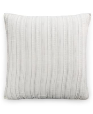 Hotel Collection Linen Fog Quilted European Sham, Only at