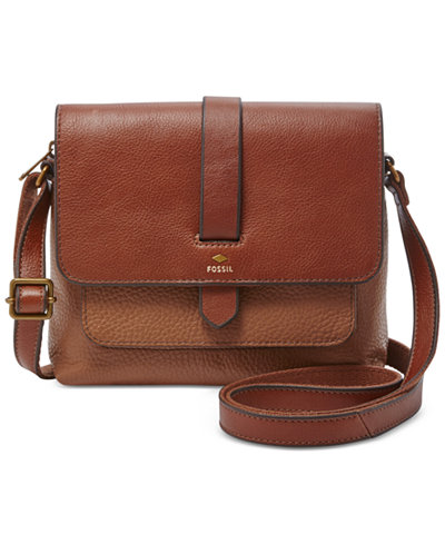 Fossil Kinley Leather Small Crossbody - Handbags & Accessories - Macy&#39;s