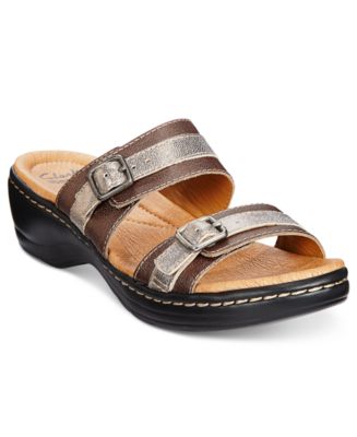 Clarks Collection Women&#39;s Hayla Mariel Flat Sandals - Sandals - Shoes - Macy&#39;s