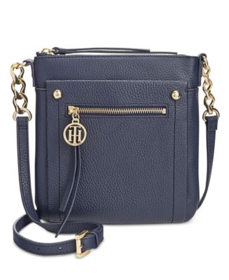 Tommy Hilfiger Tessa Pebble Leather Flat Crossbody - Handbags ...