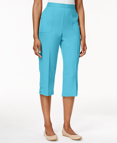 Alfred Dunner Petite Capri Pants - All Petites - Women - Macy's