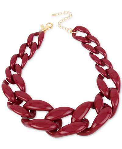 IRIS X INC International Concepts Gold-Tone large Link Collar Necklace, Only at Macy's