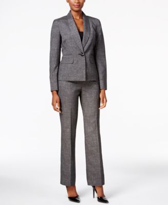 Le Suit One-Button Pantsuit - Wear to Work - Women - Macy's
