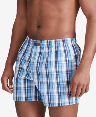 POLO RALPH LAUREN MEN'S PRINTED WOVEN BOXERS