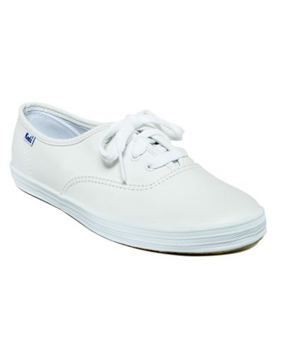 Keds Women's Champion Leather Oxford Sneakers - Juniors - Macy's