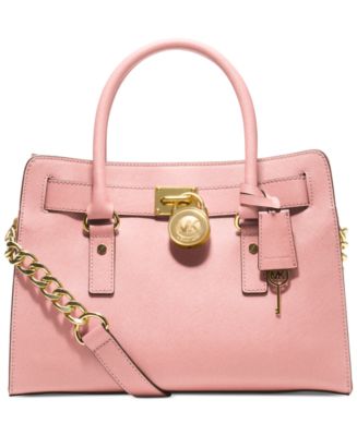 michael kors hamilton saffiano leather east west satchel