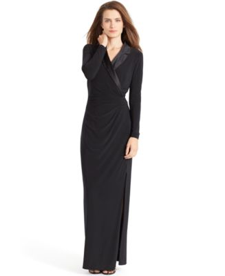 womens tuxedo gown